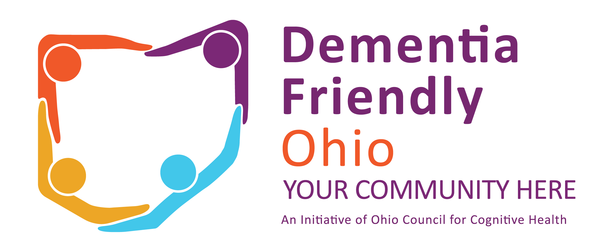 Dementia Friendly Ohio Logo: YOUR COMMUNITY HERE