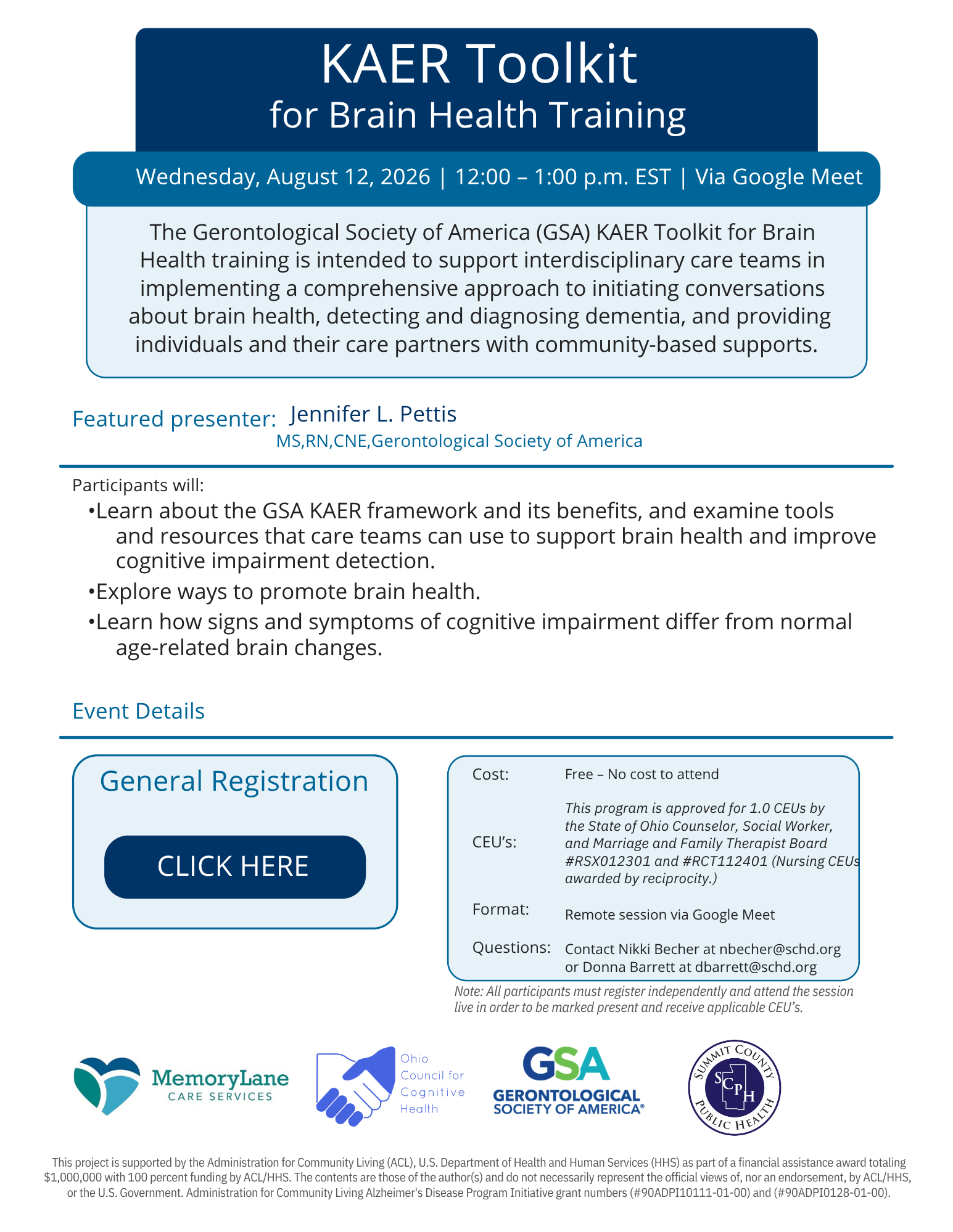 KAER Toolkit for Brain Health Training